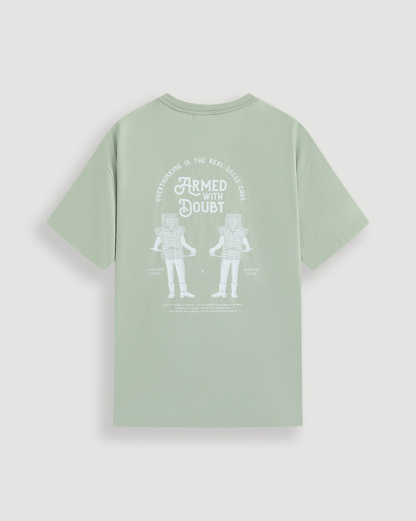 Armed With Doubt T-Shirt - Laclavi Golf